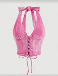 CORSET PINK SIZE XS